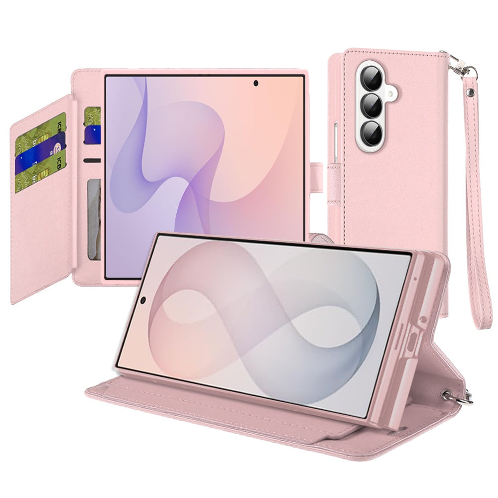 Phone Case for Samsung Galaxy Z Fold 8 Ultra Wallet Credit Card Holder Hybrid Slim Protective Dual Function Storage PU Leather Flip Pouch Cover
