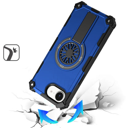 For Samsung Galaxy A57 Texture Design Invisible Kickstand Case, MagSafe Compatible Hybrid Shockproof Cover, Car Mount Friendly Case Cover