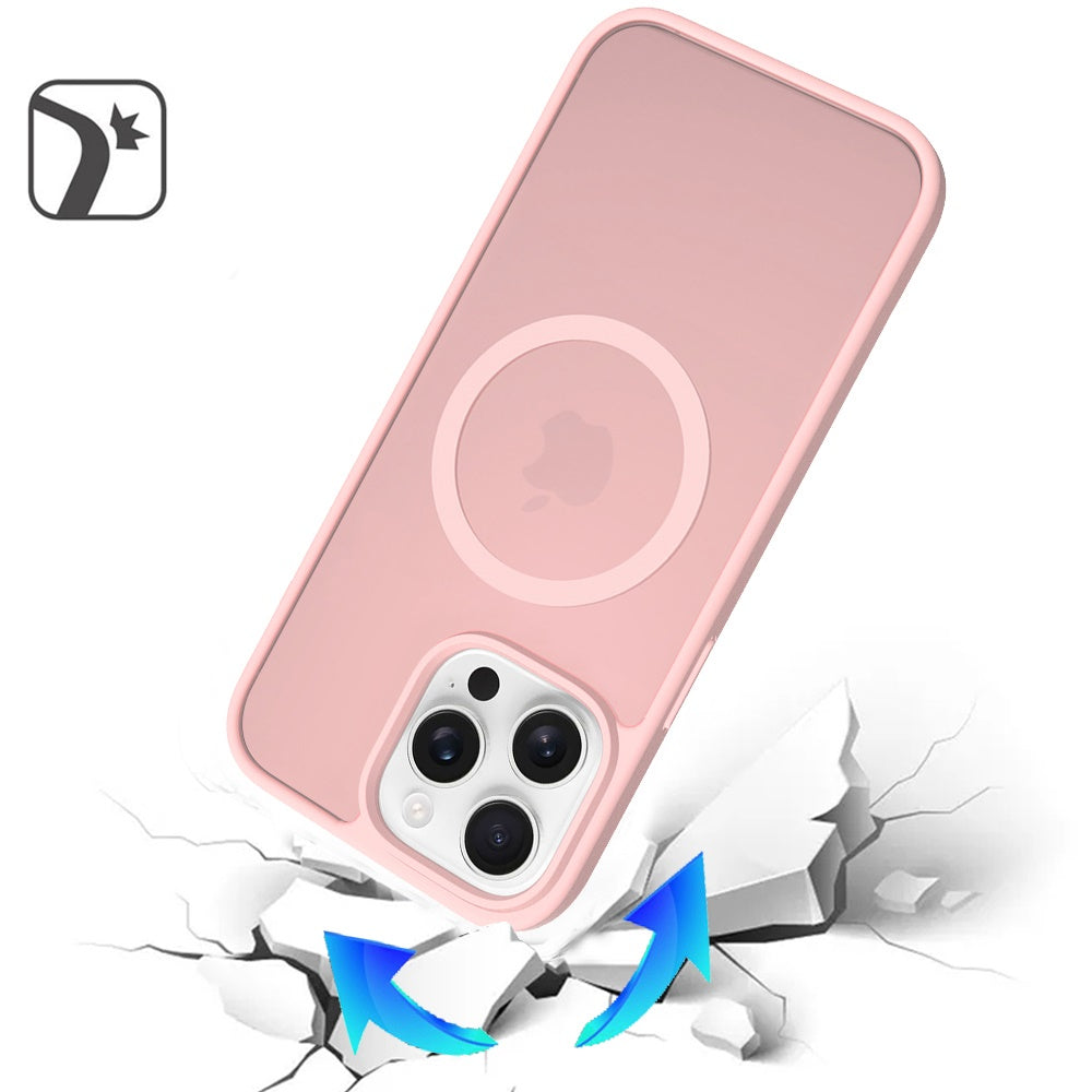 For Apple iPhone 13 Pro MagSafe Compatible Case Hybrid Soft TPU Bumper Hard Translucent Matte Back Slim Shockproof Case Cover