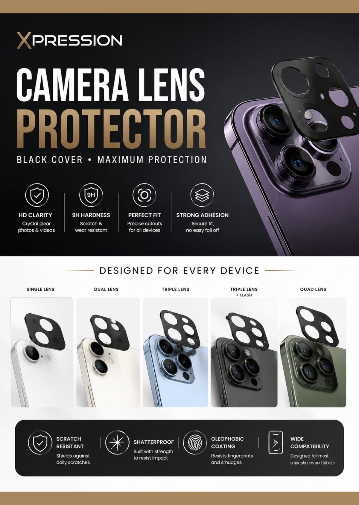 Camera Lens Protector for Samsung Galaxy S26 Ultra Camera Lens Protector Tempered Glass Metal Frame Scratch Resistant HD Clear Precision Fit Cover