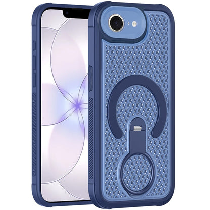 Phone Case for Apple iPhone 17E /16E/SE4 Magnetic Honeycomb Hybrid Rugged Armor Ring Kickstand Dual Layer Shock Absorbing Hard PC Soft TPU Cover