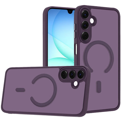 Matte Frosted Magnetic Back Hybrid Hard PC Soft TPU Camera Protection Slim Shock Absorbing Anti Fingerprint