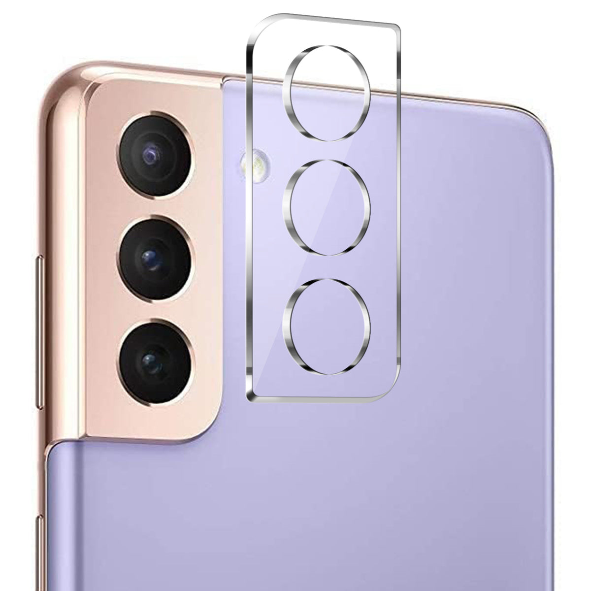 For Samsung Galaxy S21+ / S21 Plus Camera Lens Protector HD Clear Back Camera Protector Tempered Glass, Case Friendly, Ultra-Thin, Easy Installation Protector Clear