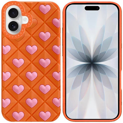 Phone Case for Apple iPhone 18 (6.3") Fashionable Silicone Textured Decorative Design Pattern Protective Rubber TPU Hybrid Protection Cover