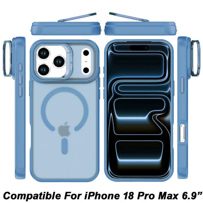 Phone Case for Apple iPhone 18 Pro Max Magnetic Shockproof Hybrid Camera Stand Guard Anti Slip Rubber Durable Protective Matte Design Cover