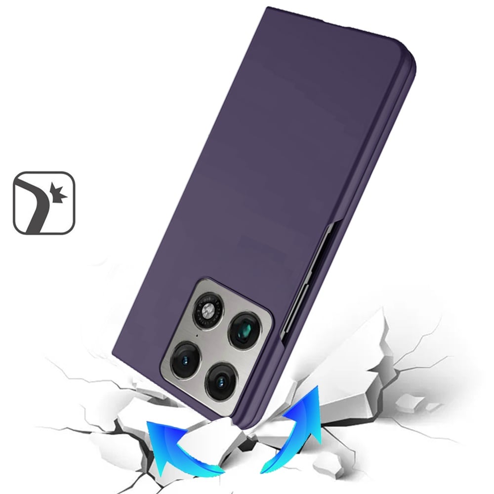 Phone Case for Motorola Razr Fold 2026 Snap On Hard Shell Matte Finish Slim Fit Rubber TPU Soft Lightweight Protective Cover Purple