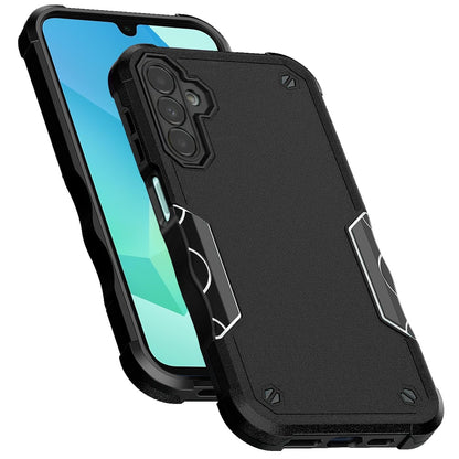 For Samsung Galaxy S21+ Plus Slim Tough Shockproof Hybrid Heavy Duty 2in1 Dual Layer TPU Bumper Rugged Rubber Defend Armor Case Cover Black