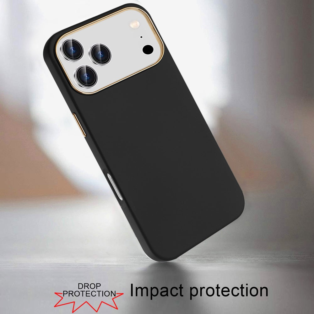 Hybrid Silicone TPU Rubber Chromed Edge TPU Bumper Reinforced Corners Shock Absorbing Protection