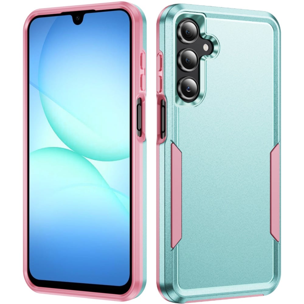 Phone Case for Galaxy A17 5G Tough Hybrid Shockproof Rugged Dual Layer Durable Impact Resistant Drop Protection Heavy Duty Bumper Cover Green