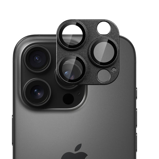 Camera Lens Protector for Apple iPhone 14 Pro Camera Lens Protector Tempered Glass Metal Frame Scratch Resistant HD Clear Precision Fit