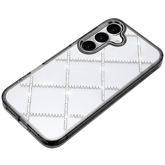 For Samsung Galaxy S26+ / S26 Plus Gem Glitter Diamond Bling Clear Hybrid TPU Cover, Colorful Shockproof Protective Back, Slim Fit for Women Girls Case Cover