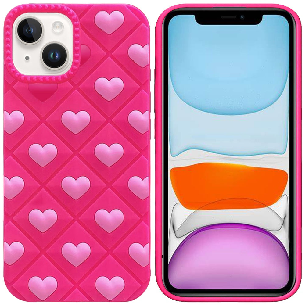 Phone Case for Apple iPhone 11 Fashionable Silicone Textured Decorative Design Pattern Protective Rubber TPU Hybrid Protection Cover
