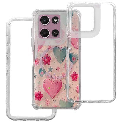 Phone Case for Motorola Moto G 5G 2026/ 2025 Magnetic Hybrid Fashion Printed Pattern Artwork Stylish Printed Design Dual Layers TPU Rubber SIlicone Hard PC Cover