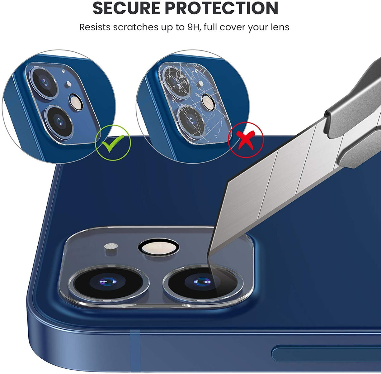 For Apple iPhone 17 /17 Air /17 Pro/ 17 Pro Max Lens Protector HD Clear Back Lens Camera Protector Tempered Glass, Case Friendly, Ultra-Thin, Easy Installation Protector