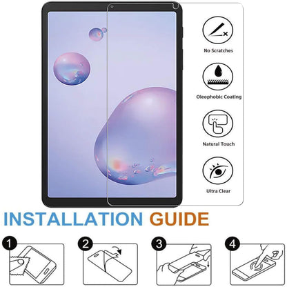 For Tempered Glass Screen Protector 9H Hardness, Touchpad Compatible, Case Friendly, Bubble Free, AB Glue, Ultra HD Clear Tablet Case Cover