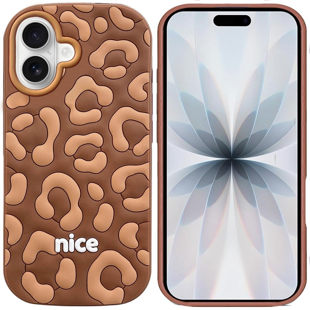 Phone Case for Apple iPhone 17 (6.3") Fashionable Silicone Textured Decorative Design Pattern Protective Rubber TPU Hybrid Protection Cover