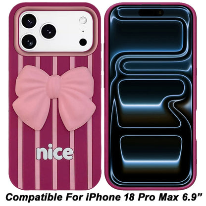 Phone Case for Apple iPhone 18 Pro Max/ iPhone 17 Pro Max Fashionable Silicone Textured Decorative Design Pattern Protective Rubber TPU Hybrid Protection Cover