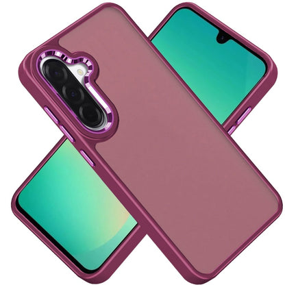 Phone Case for Samsung Galaxy A27 Polished Acrylic Hybrid TPU Slim Shockproof Metal Button Thick Durable Grip Camera Protection Anti-Scratch Cover