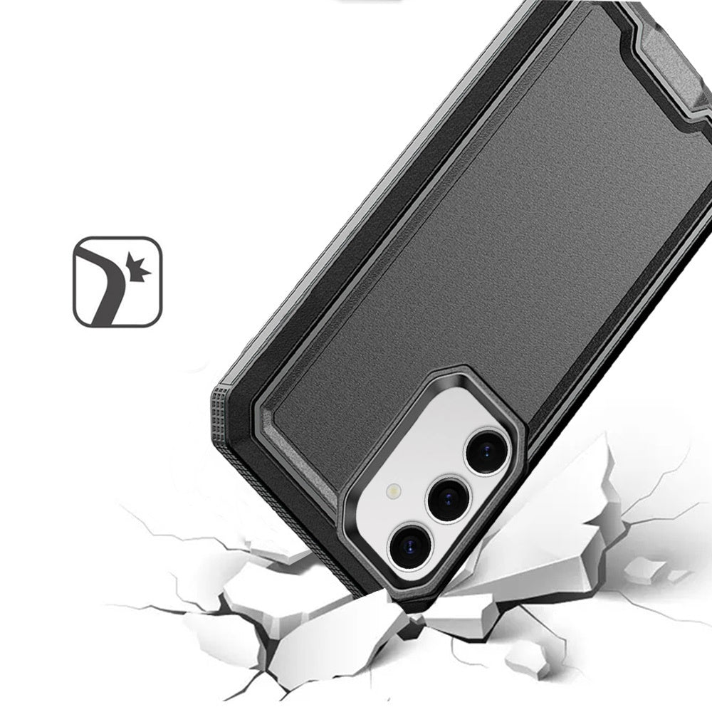 For Samsung Galaxy S25 /S24 Premium Fused Hybrid Tough Strong Hard PC TPU Rubber Shockproof Drop Protection Impact Case Cover