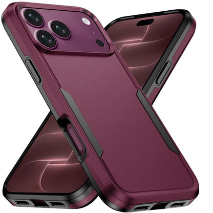 Phone Case for Apple iPhone 18 Pro/ iPhone 17 Pro Tough Hybrid Shockproof Rugged Dual Layer Durable Impact Resistant Drop Protection Heavy Duty Bumper Cover Purple
