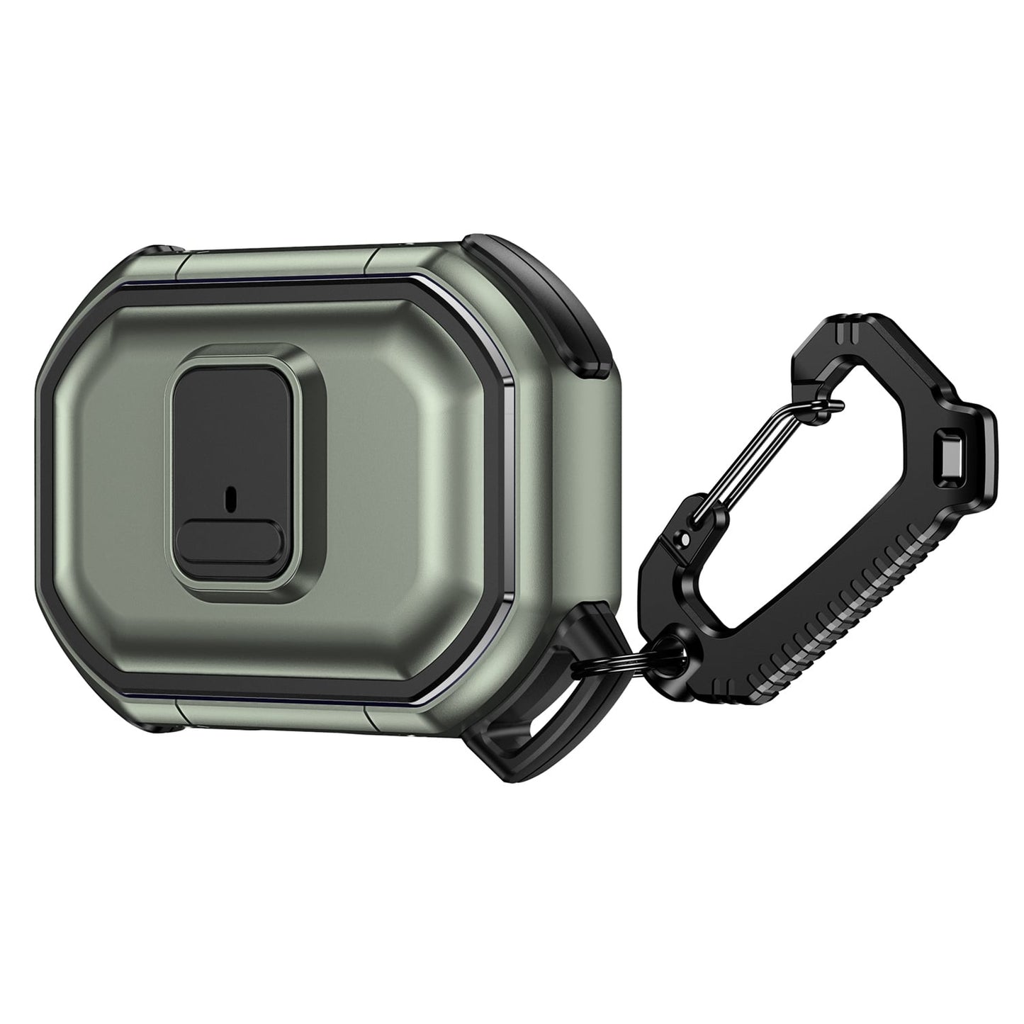 AirPods Case for Apple Airpods Pro 3 Switch Button Shockproof Hybrid Scratch Resistant Dust Proof Wireless Charging Compatible Belt Loop Cover