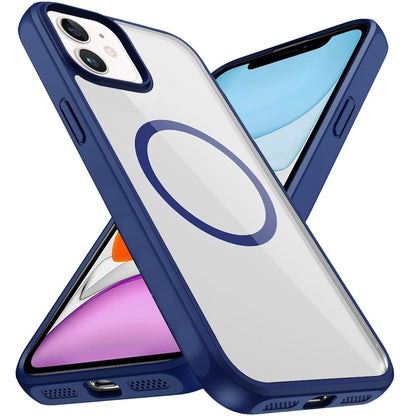 Phone Case for Apple iPhone 11 Transparent Magnetic HQ Shockproof Hybrid 2.0mm Thick AntiSlip Grip Drop Protection Rugged Clear Durable Impact Cover