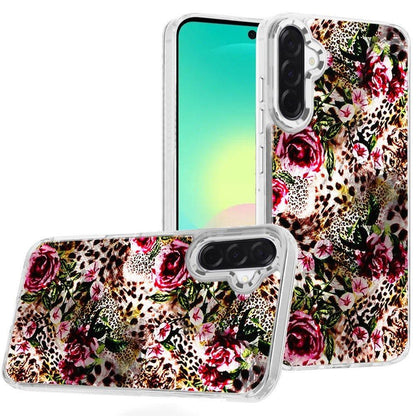 Phone Case for Samsung Galaxy A27 Luxury Glitter Epoxy Design Chrome Metallic Edge Shockproof Protective Stylish Fashion Durable Slim Premium Finish Cover