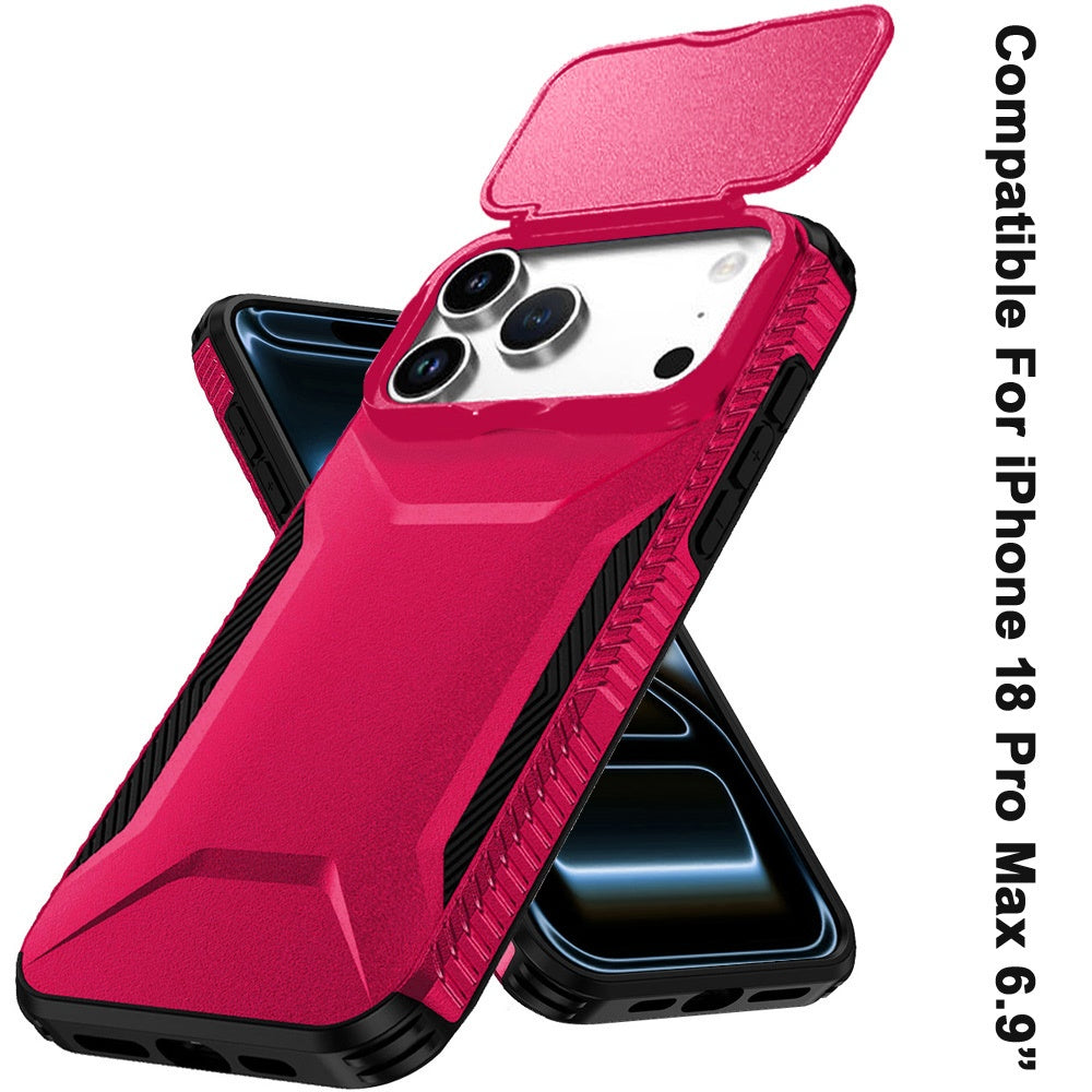 Phone Case for Apple iPhone 18 Pro Max Shockproof Hybrid Rugged Grip Camera Window Guard Window Protective Heavy Duty Slim Textured Design Cover