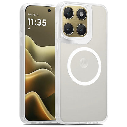 Phone Case for Motorola Edge 2026 Magnetic Matte Hybrid Shockproof Smooth Grip Durable Camera Protection Anti-Slip Soft Touch TPU Armor Cover