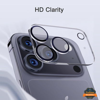 Screen Protector for Apple iPhone 17 Pro Max Camera Lens Protector Tempered Glass Scratch-Resistant, 9H Hardness Back Camera Protection, Case Friendly Clear
