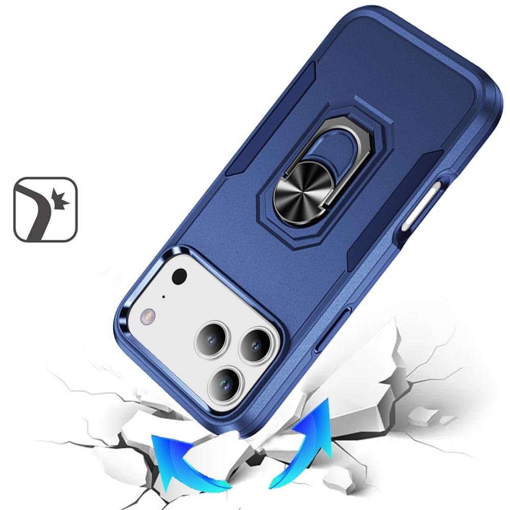 Phone Case for Apple iPhone 18 Pro Max Tough Hybrid Ring Stand Shockproof Rugged Grip Impact Resistant Hybrid Kickstand Heavy Duty Durable Cover