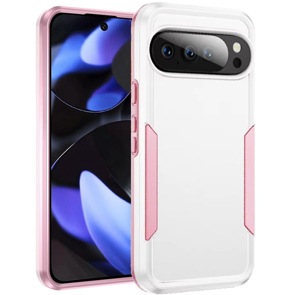 For Google Pixel 10 / 10 Pro Heavy Duty Shockproof Dual Layer Drop Protection Tough Hybrid Rugged Rubber Armor Defend Case Cover
