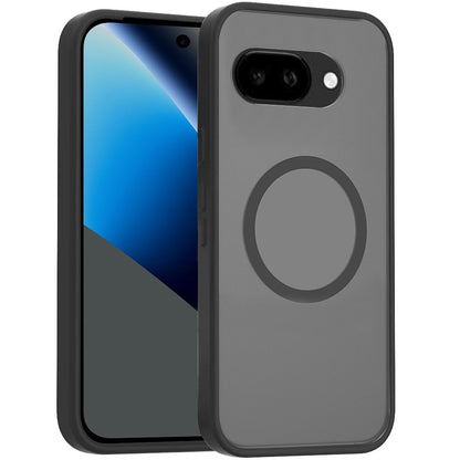 For Google Pixel 10a MagSafe Compatible Case Hybrid Soft TPU Bumper Hard Translucent Matte Back Slim Shockproof Case Cover