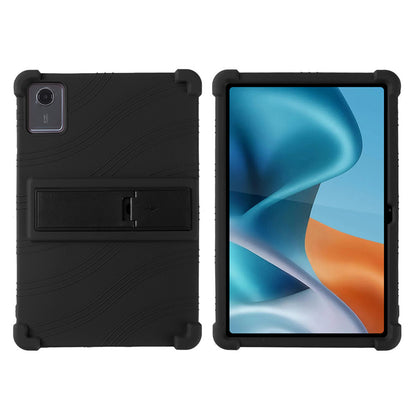 Tablet Case for Motorola Moto Pad 2026 (11") Thick Shockproof Silicone Heavy Duty Rugged Hybrid Full Body Drop Protection Detachable Stand Cover