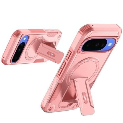 For Google Pixel 10 / 10 Pro Magnetic Invisible Kickstand Holder with Magsafe, Slim Fit Shockproof Hybrid Military Grade Heavy Duty Case Cover