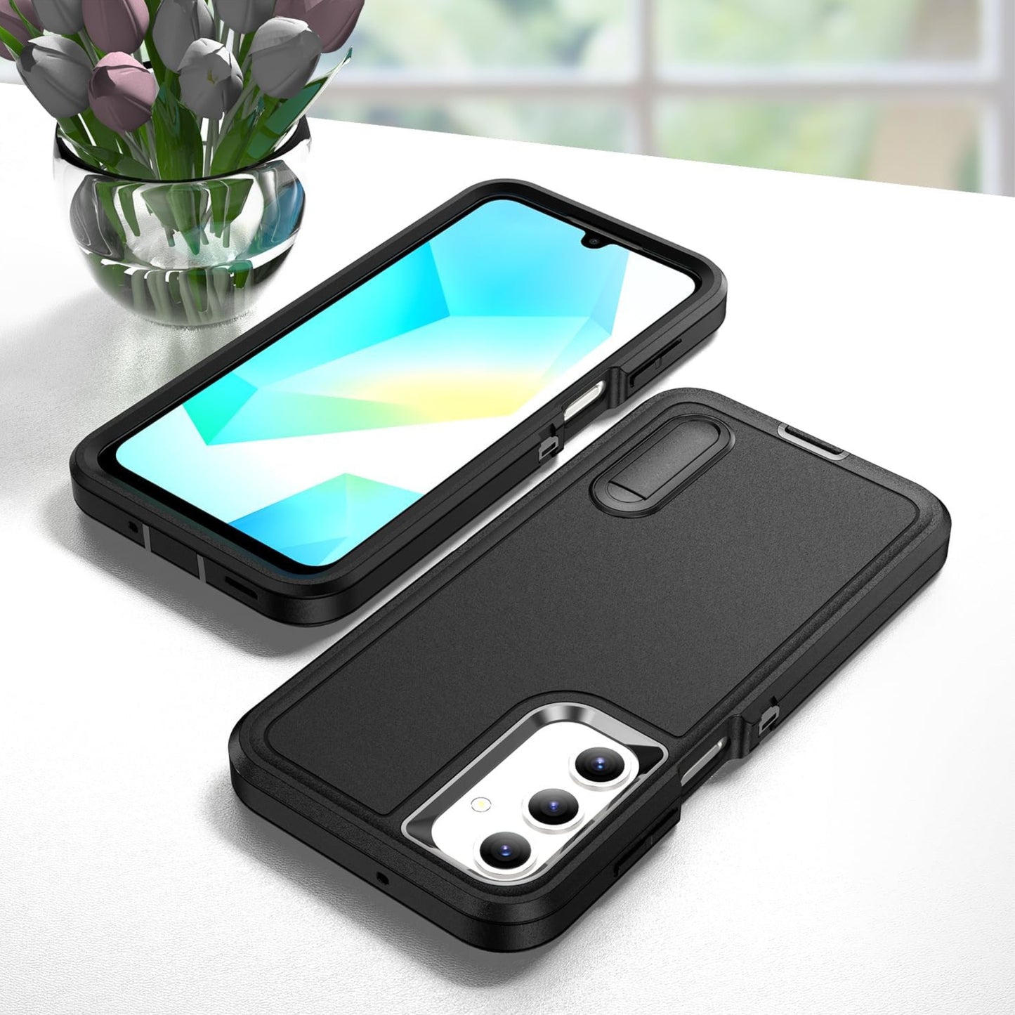 For Motorola Moto G 5G 2026 / Moto G Play 2026 Sturdy Shockproof Hybrid with Built-in Kickstand – Heavy Duty Protection, Drop-Resistant Case Cover