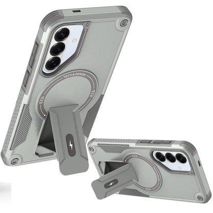 For Samsung Galaxy S26 Magnetic Invisible Kickstand Holder with Magsafe, Slim Fit Shockproof Hybrid Military Grade Heavy Duty Case Cover