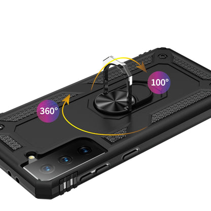 For Samsung Galaxy S21+ / S21 Plus Hybrid Shockproof Durable 360 Degree Rotatable Ring Stand Holder Kickstand Fit Magnetic Car Mount Case Cover