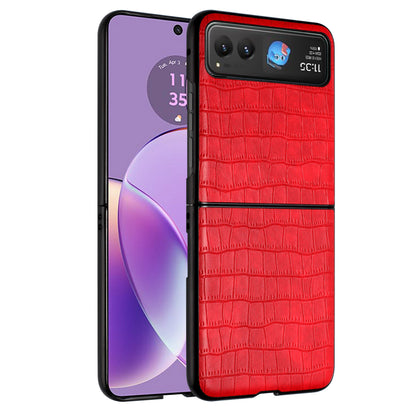 For Samsung Galaxy Z Fold 7 PU Vegan Leather Case, Premium Snap-On Hard Shell Cover, Slim Fit Protective Matte Finish Case Cover