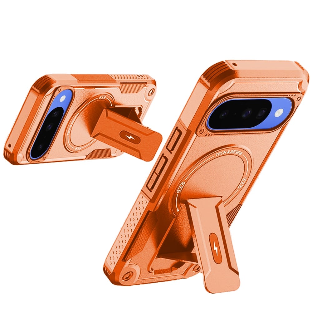 Phone Case for Google Pixel 11 /11 Pro Magnetic Kickstand Rugged Shockproof Armor Grip Anti Slip Heavy Duty Protective Matte Stand Hybrid Cover