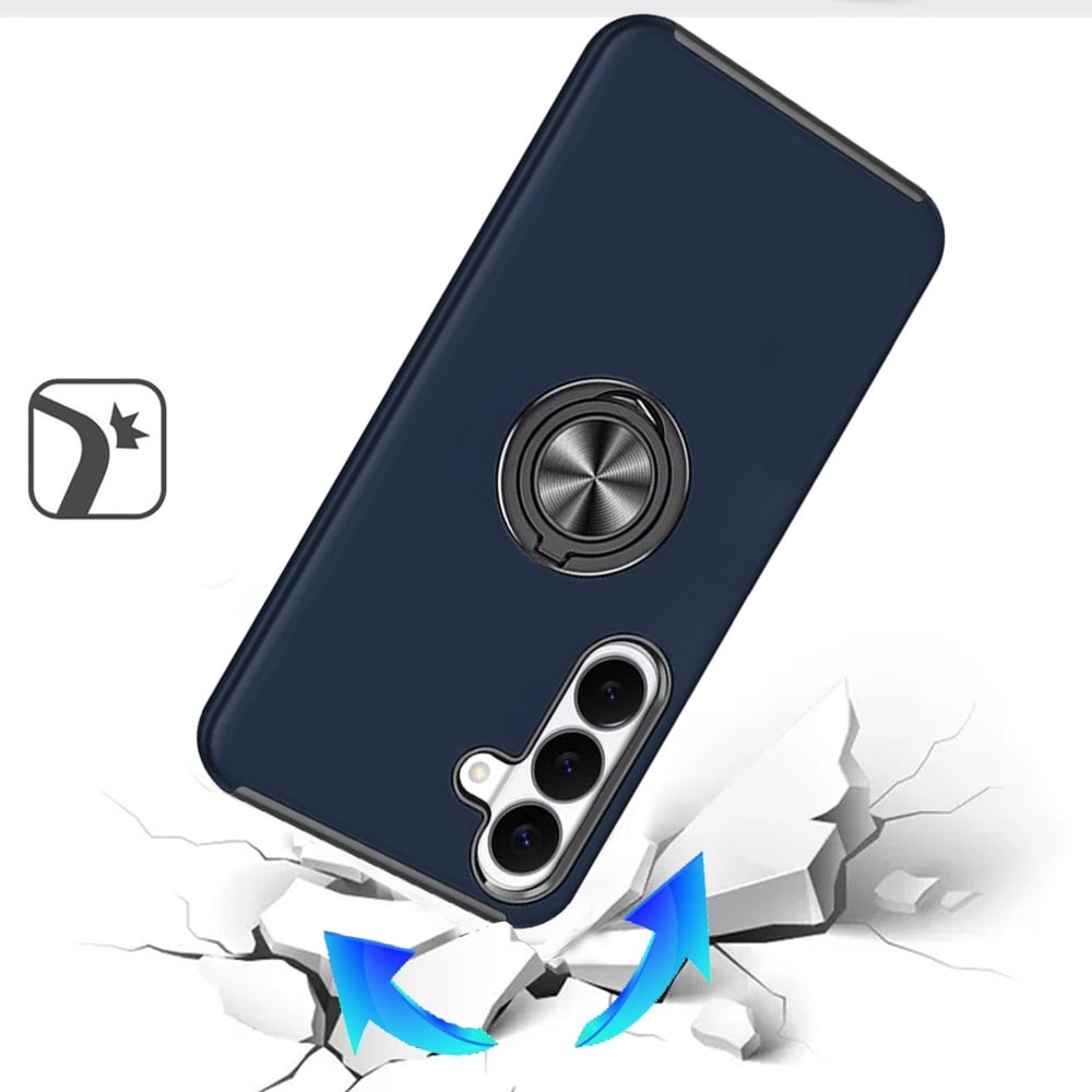 Phone Case for Samsung Galaxy S26 FE /S26 Fan Edition Invisible Ring Stand Shockproof Anti Slip Durable Grip Protective Hybrid Slim Fit Magnetic Car Mount Holder Cover