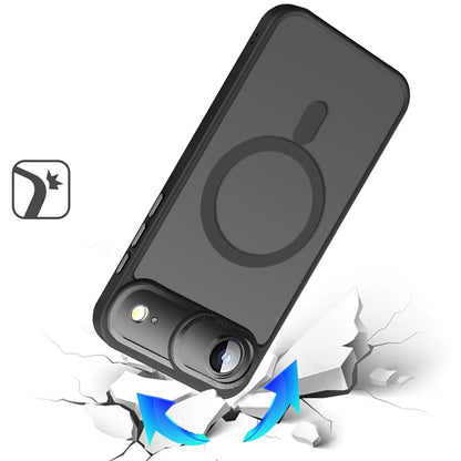 For Apple iPhone 17 Air (6.6") Complete Protection HQ Matte Translucent Hybrid Shockproof w/ Camera Protector Compatible with MagSafe Case Cover