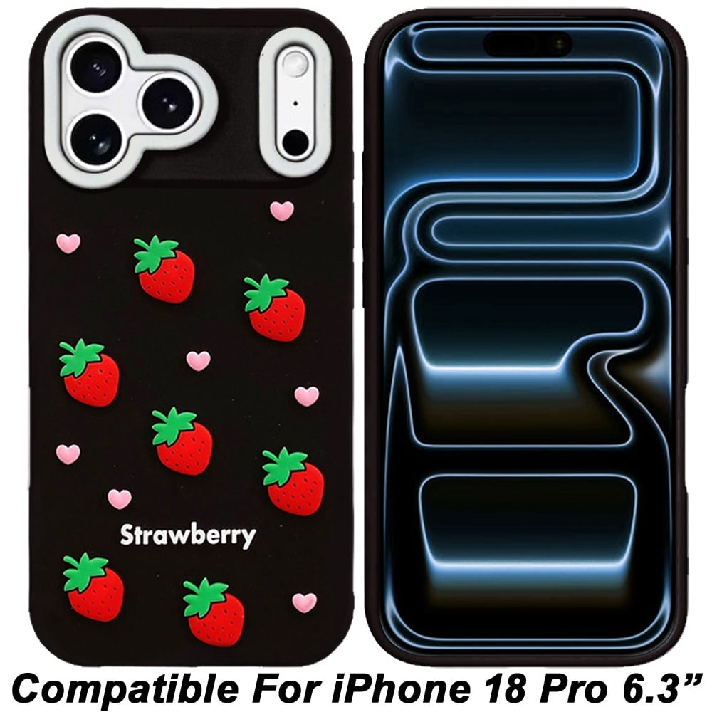 Phone Case for Apple iPhone 18 Pro/ iPhone 17 Pro Fashionable Silicone Textured Decorative Design Pattern Protective Rubber TPU Hybrid Protection Cover