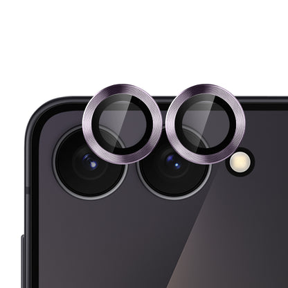 Camera Lens Protector for Samsung Galaxy Z Flip 8 Camera Lens Protector Tempered Glass Metal Frame Scratch Resistant HD Clear Precision Fit