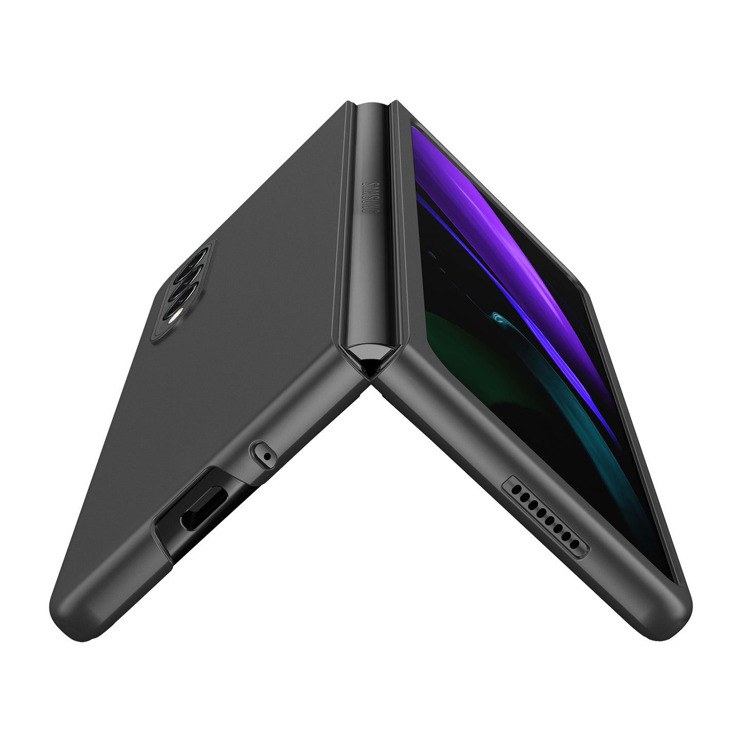 For Google Pixel 9 Pro Fold Slim Fit Flip Snap On Hybrid Shockproof Hard PC + Rubber TPU Matte Finish Back Protector Case Cover