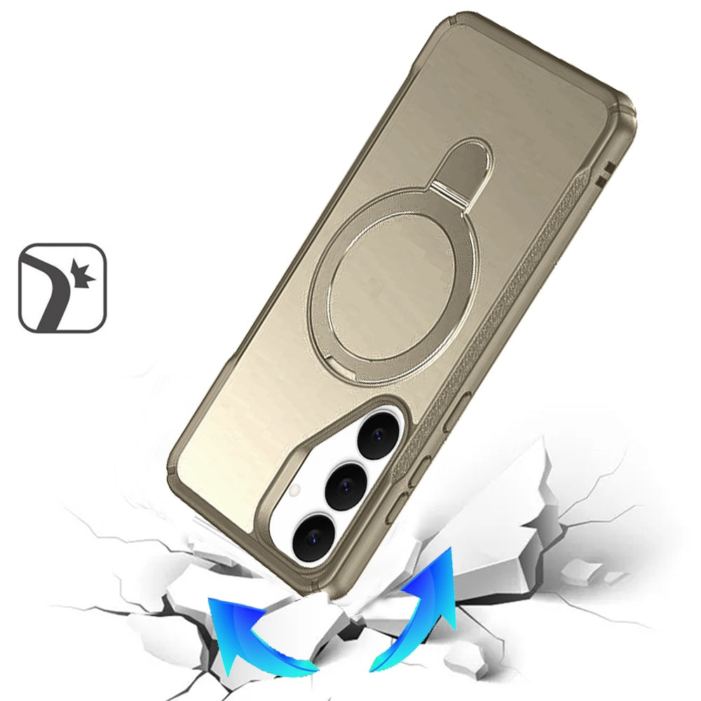 Phone Case for Samsung Galaxy S26 FE /Fan Edition Magnetic Ring Stand Matte Finish Shockproof Grip Slim Armor Heavy Duty TPU Protective Hybrid Cover