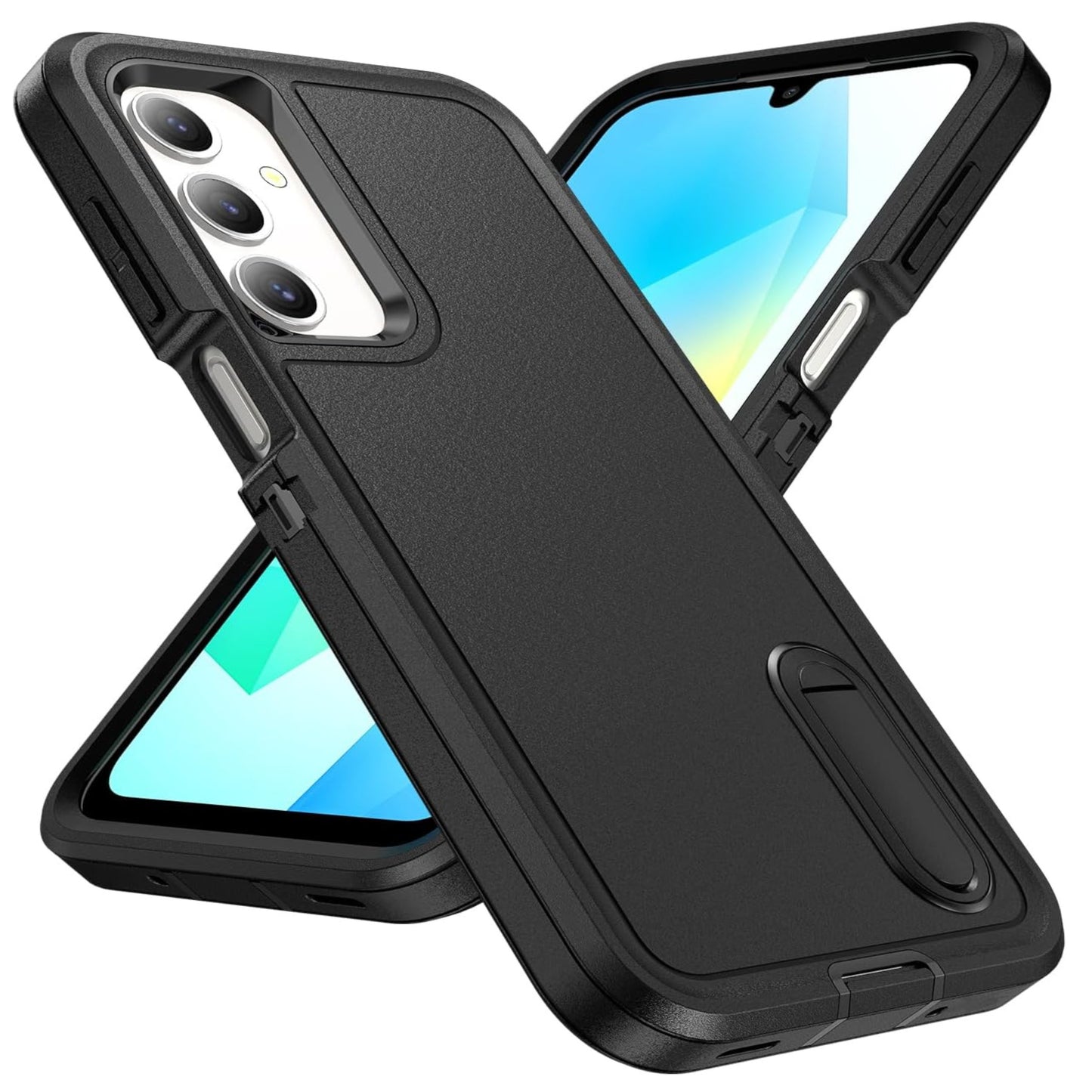 For Motorola Moto G 5G 2025 Sturdy Shockproof Hybrid with Built-in Kickstand – Heavy Duty Protection, Drop-Resistant Case Cover
