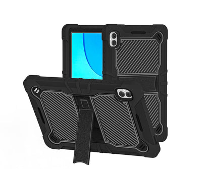 Tablet Case for Boost Celero 5G TAB Hybrid Rugged Kickstand Heavy Duty Shockproof Armor Dual Layer Hard PC Soft TPU Drop Protection Cover