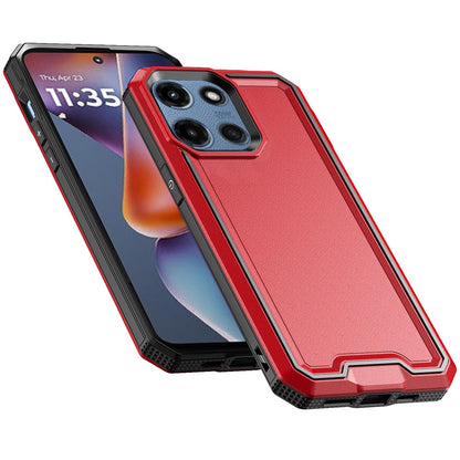 For Motorola Moto G Play 5G 2026 Tough Modern Fused Hybrid Armor Hard PC TPU Rubber Shockproof Drop Protection Impact Case Cover