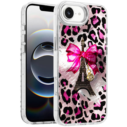 For Apple iPhone 17E /16E Fashion Beautiful Epoxy Design Hybrid Fashion Stylish TPU Protective, Shockproof Hybrid PC Case Cover